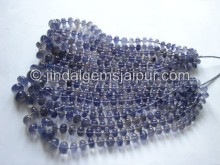 Iolite Far Plain Roundelle Shape Beads